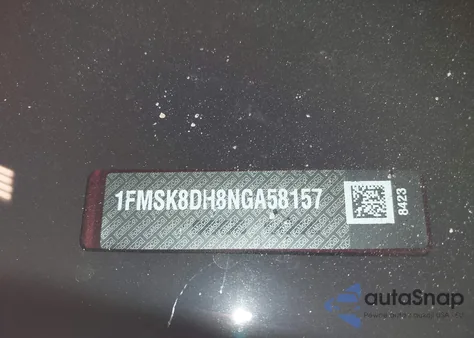 2022 Ford Explorer Xlt из США, поврежденный, VIN 1FMSK8DH8NGA58157